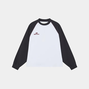 Hanbal Navy Waffle Long Sleeve