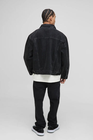 BASIC REGULAR FIT DENIM JACKET