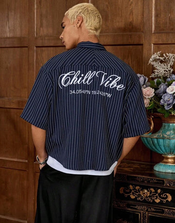 dark blue chill vibes shirt