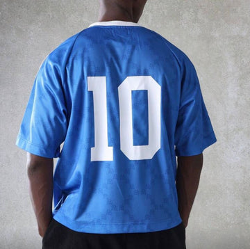 soccer blue jersey