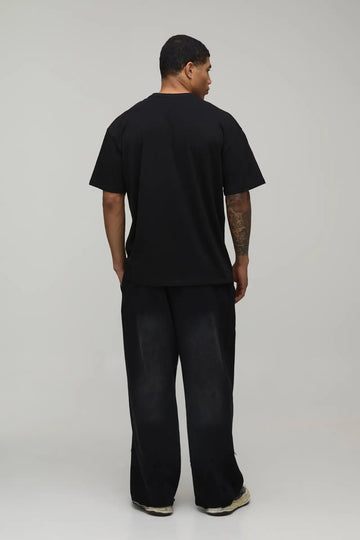 OVERSIZED TAPE GRAPHIC T-SHIRT