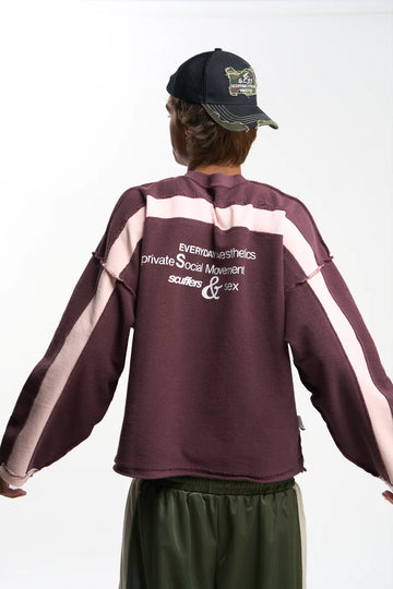 Dye Tech Burgundy Sweatshirt