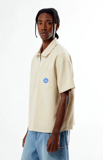 FORD Striped Quarter-Zip Shirt