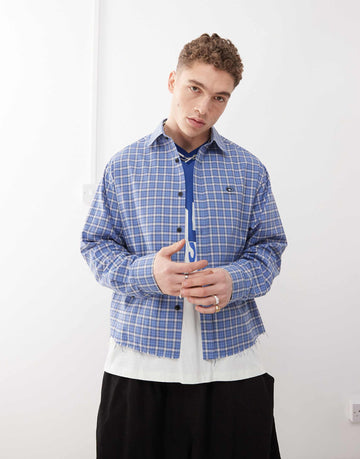 Colussion long sleeve plaid shirt