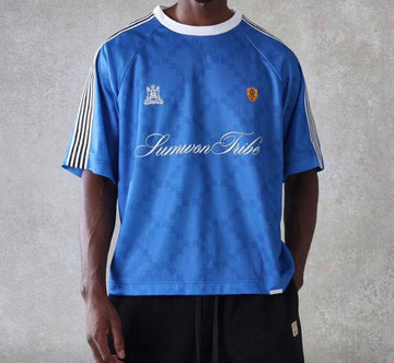 soccer blue jersey