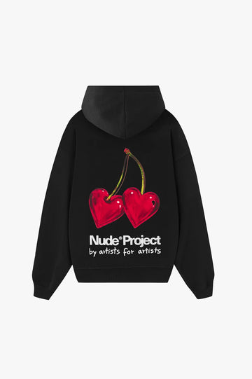 Juicy Cherry Hoodie Black