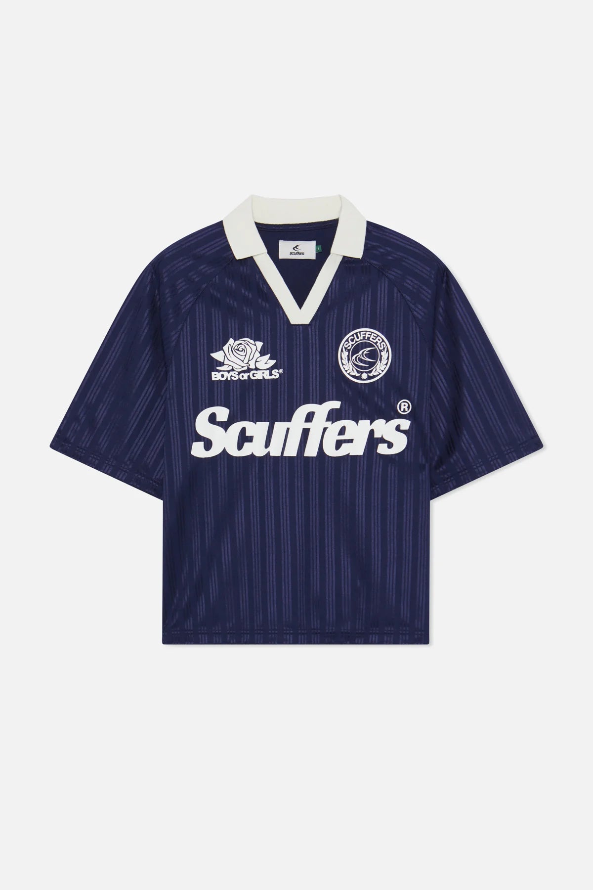 PEARL NAVY FOOTBALL T-SHIRT