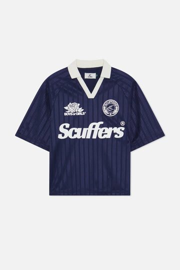 PEARL NAVY FOOTBALL T-SHIRT