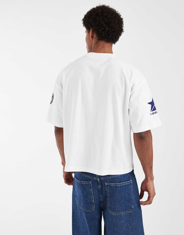 Paraíso white body oversized tee