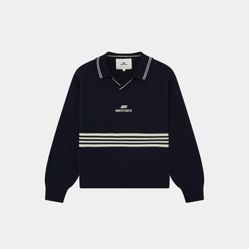 Pivot Navy Knit Polo