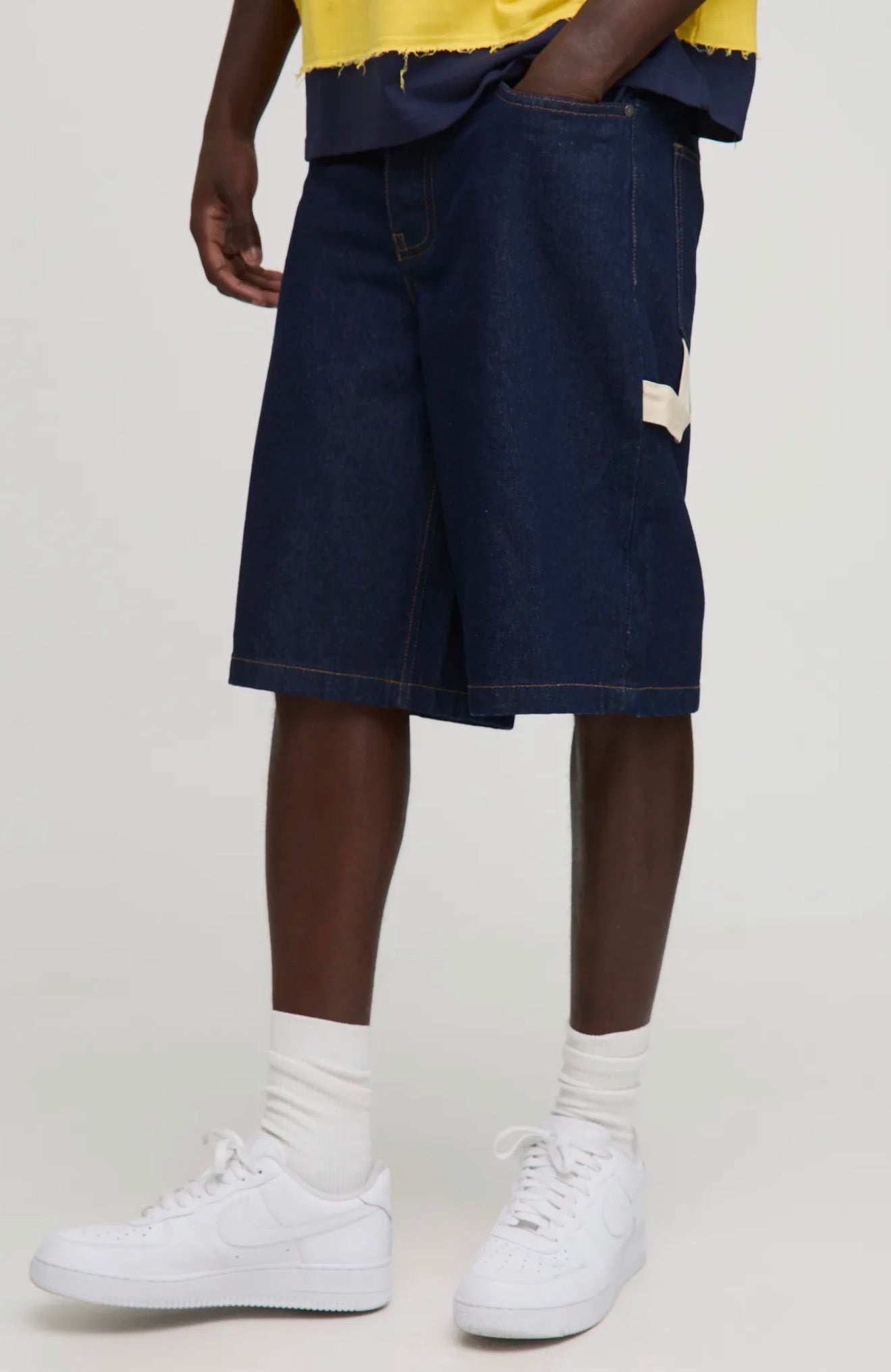 Carpenter indigo denim jorts