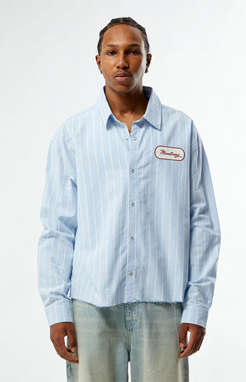 FORD Mustang Long Sleeve Button Front Shirt