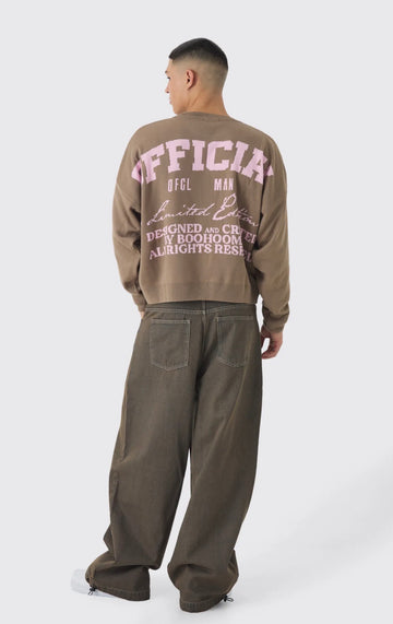 Parachute baggy brown washed jeans