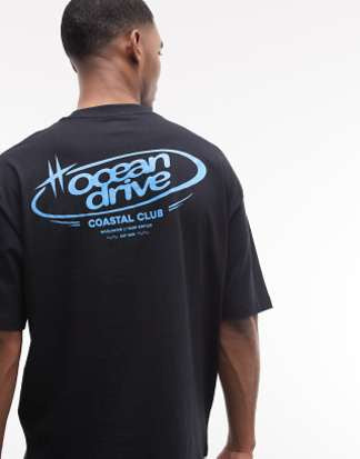 Oversized ocean drive tee
