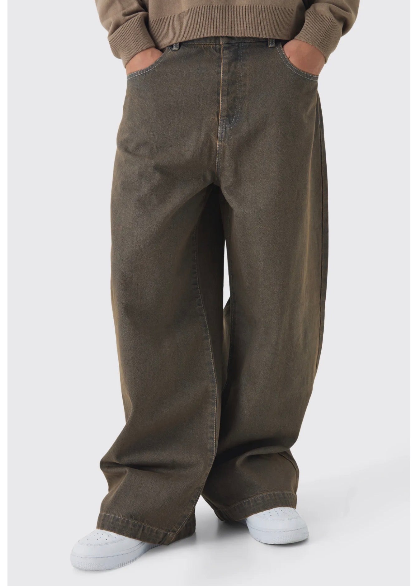 Parachute baggy brown washed jeans