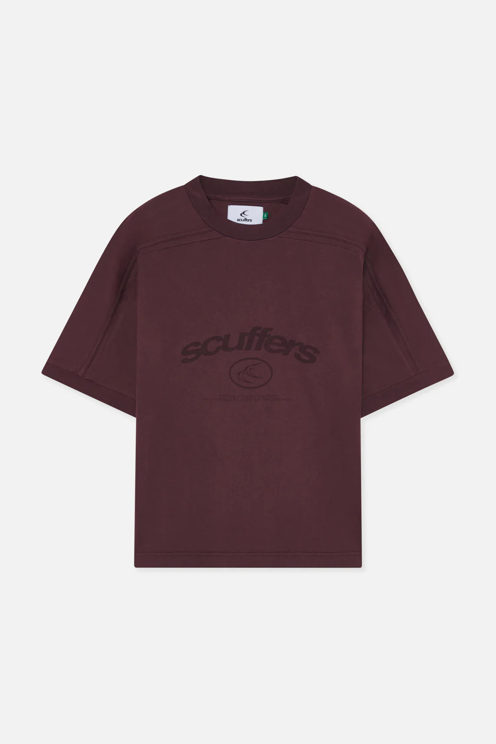 EFFORTLESS TOTAL BURGUNDY T-SHIRT