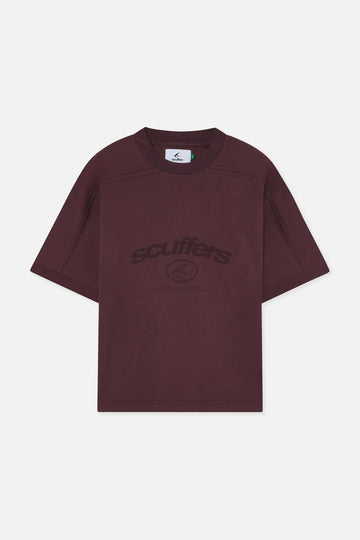 EFFORTLESS TOTAL BURGUNDY T-SHIRT