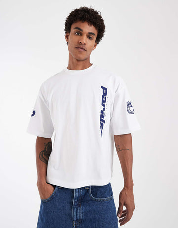 Paraíso white body oversized tee
