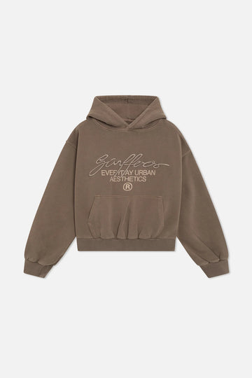 SIGNATURE BROWN HOODIE