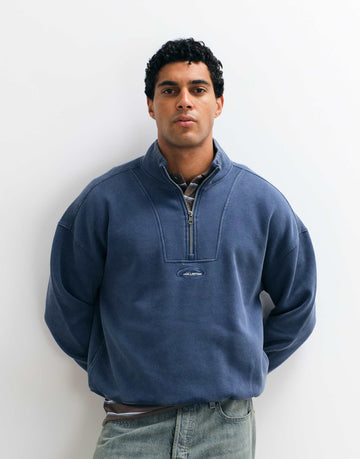 Hollister surf logo 1/4 zip sweats
