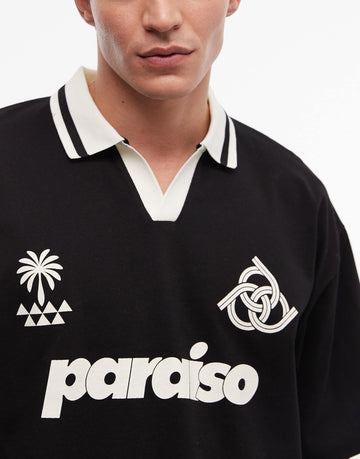 Boxy oversized paraiso polo