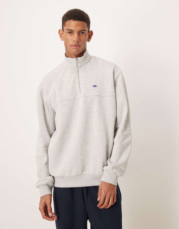 Relaxed fit quarter zip sweats