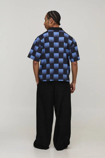 OVERSIZED OFCL CHECKERBOARD FOOTBALL SPORTS TOP