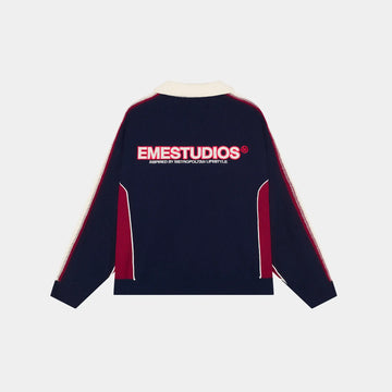 Chully Navy Knit Polo