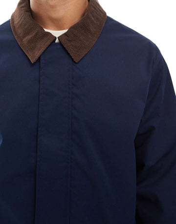 Harrington jacket corduroy collar