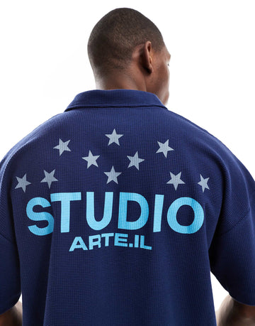 Studio arte zip tee