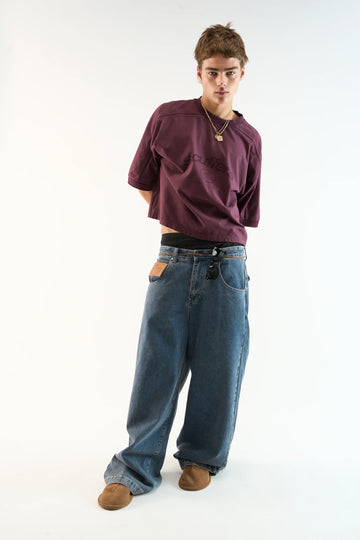 EFFORTLESS TOTAL BURGUNDY T-SHIRT