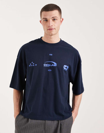 Boxy oversized collab tee