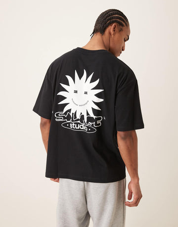 Solaris studio black sun tee
