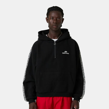 Puller Black Waffle Half Zip