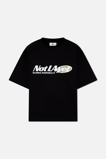 NOT LA YET BLACK T-SHIRT