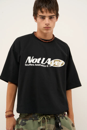 NOT LA YET BLACK T-SHIRT