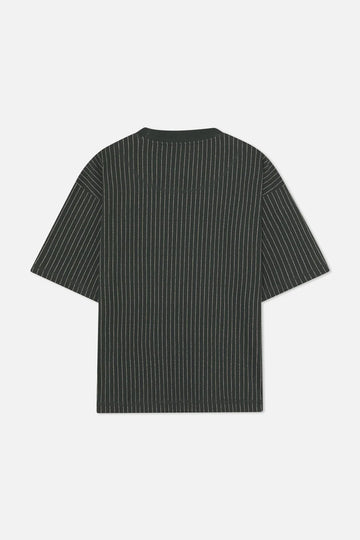 PINSTRIPE GREEN T-SHIRT